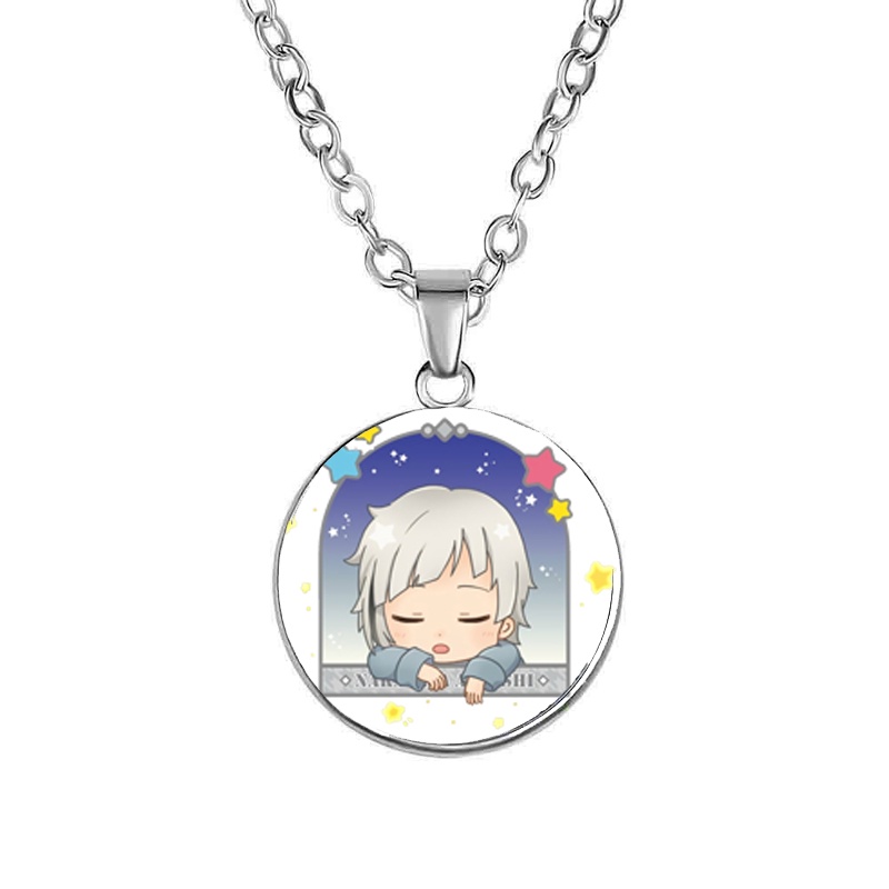 Vòng cổ in hình nhân vật anime chibi BUNGOU STRAY DOGS xinh xắn quà tặng độc đáo