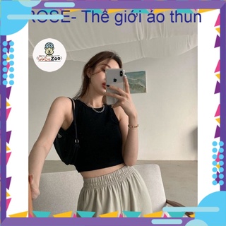 Áo 3 lỗ nữ croptop body kiểu ngược chất thun gân mềm mát