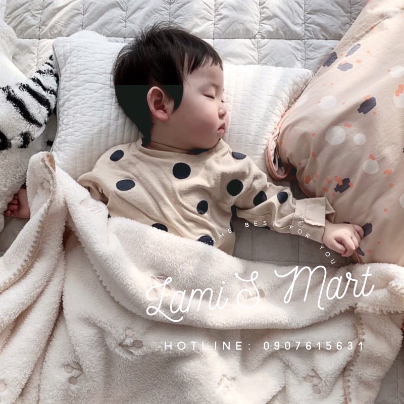 &lt;CÓ SẴN&gt; CHĂN NHUNG MỀM COROLLEBABY BEBE&amp;MAMAN HÀN QUỐC