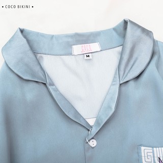 𝑪𝑶𝑪𝑶 𝑩𝑰𝑲𝑰𝑵𝑰 Bộ Đồ Ngủ - Đồ Mặc Nhà Lụa Satin ( HCC818 )