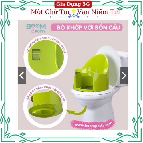 Bô cho bé ,Bô Boom Potty vệ sinh cho bé từ 7 tháng đến 4 tuổi