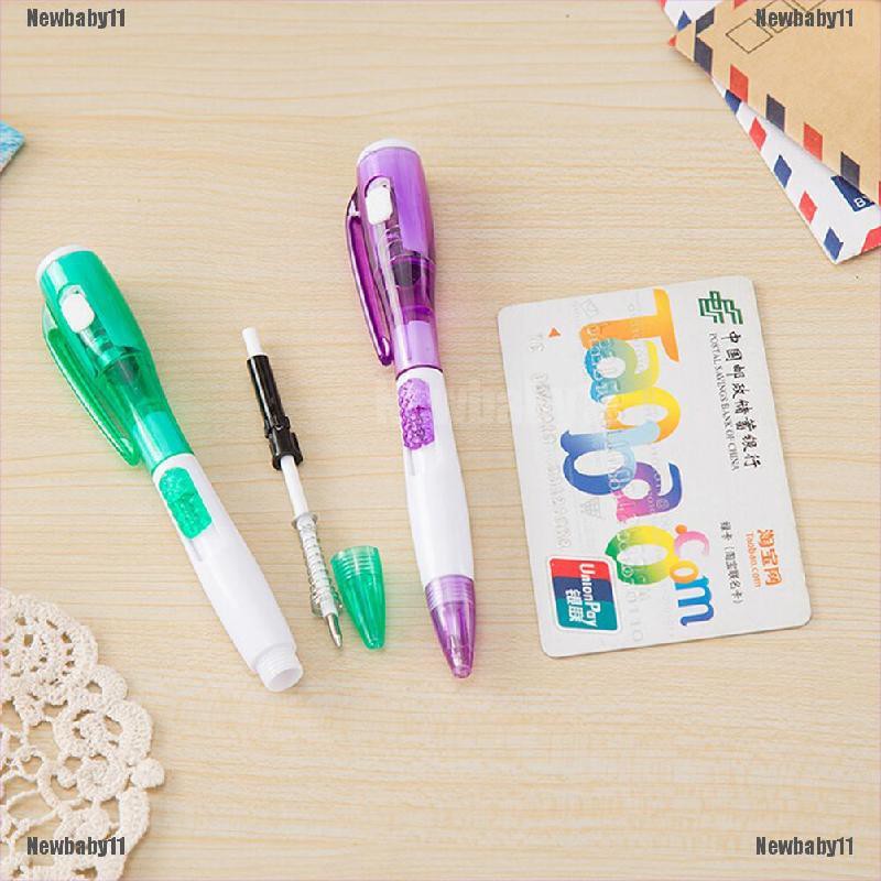 Bút Bi Tích Hợp Đèn LED Dễ Thương