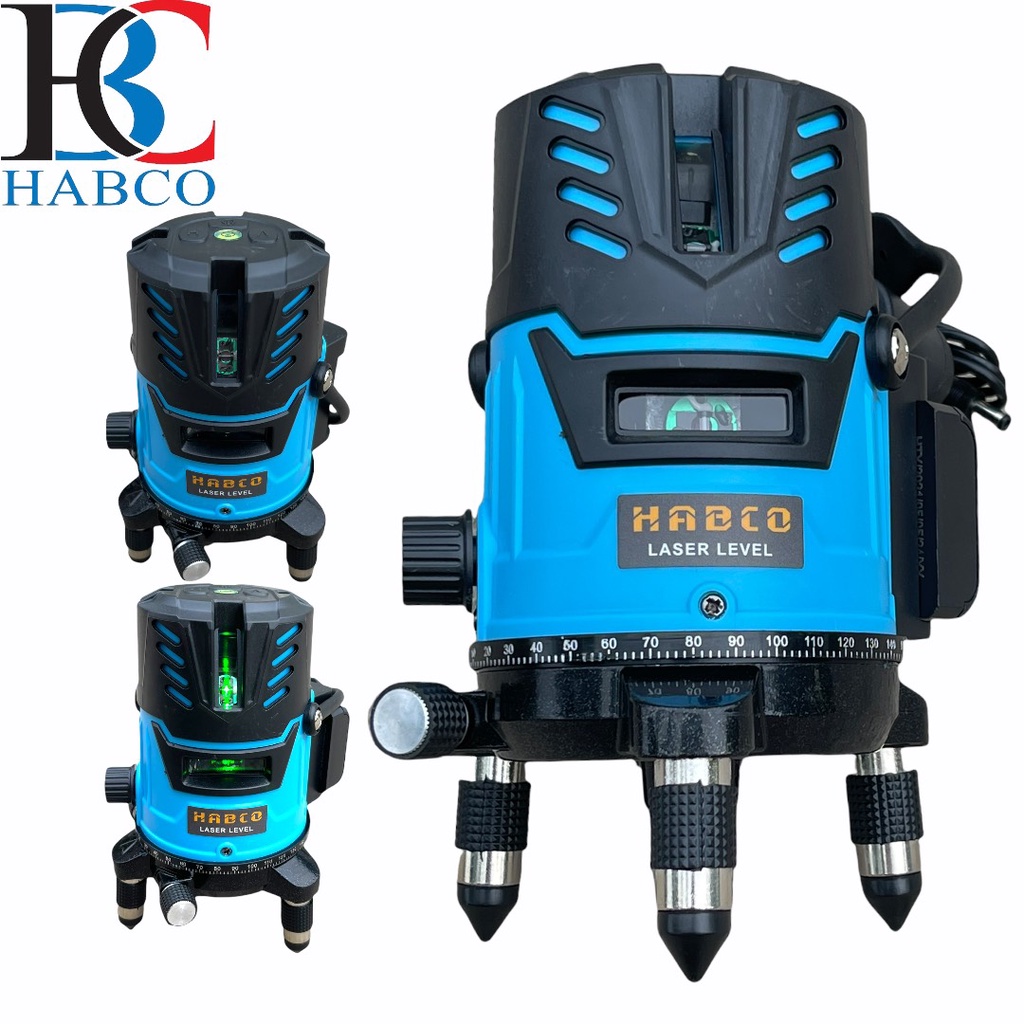 Máy cân bằng laser máy bắn cốt 5 dòng xanh HABCO