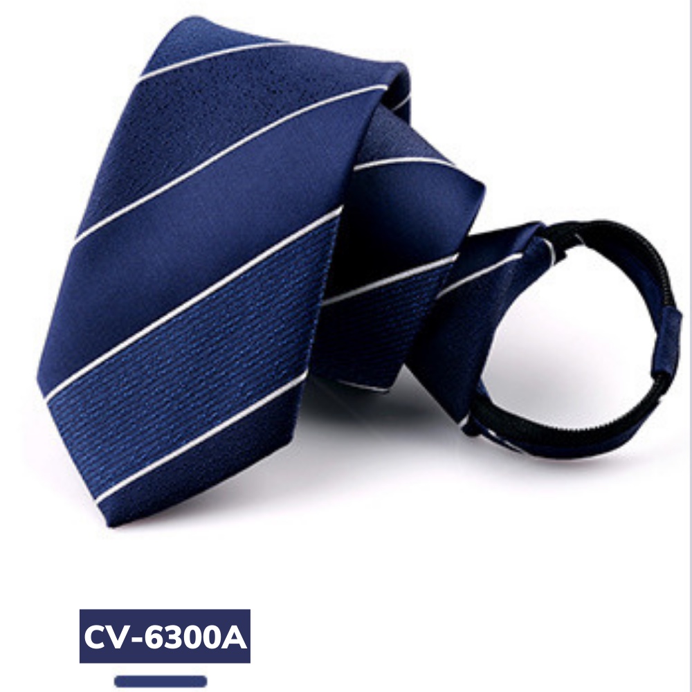 Cà vạt 6cm thắt sẵn cao cấp phong cách Hàn Quốc, Cavat MC, Cravat chú rể, Calavat dự tiệc, Cravat chụp ảnh CV-6300