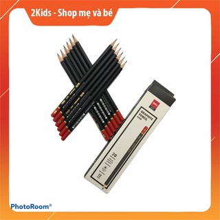 Bút chì Graphite Pencil U248 lục giác loại 2B cao cấp