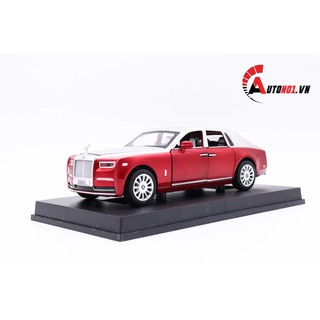 MÔ HÌNH XE ROLL ROYCE PHANTOM RED SILVER 1:30 ICONIC 6353