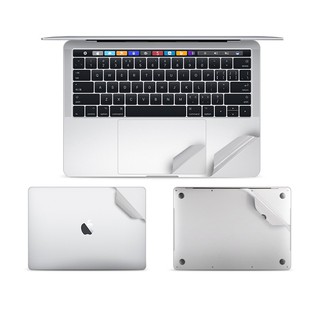 Bộ dán Full JRC màu Silver(Bạc) bảo vệ cho Macbook đủ dòng, tặng kèm miếng dán màn hình HD