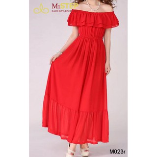 Đầm Maxi Trễ Vai Dự Tiệc