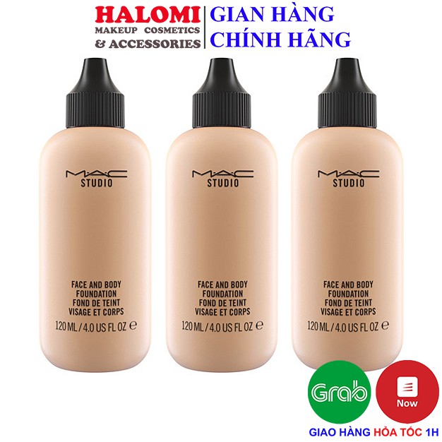 [FREESHIP] Kem Nền MAC Studio Face And Body Foundation Fullsize to 120ml che mọi khuyết điểm Chính Hãng HALOMI