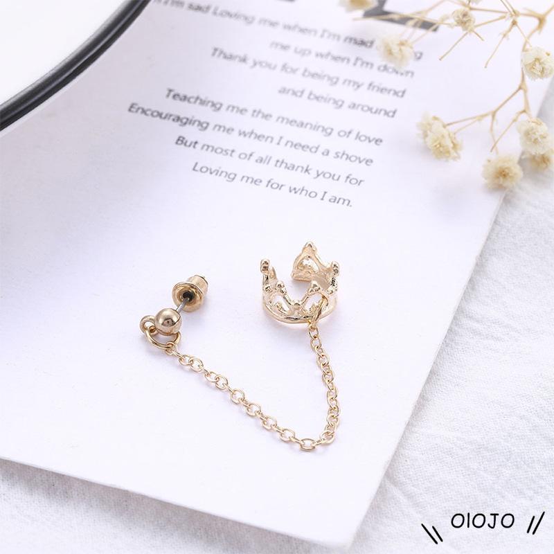 Bông Tai Dáng Dài Hình Chữ U Phong Cách Retro Thời Trang