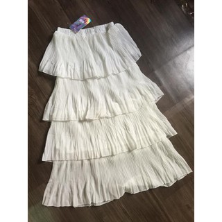 Chân váy 3 tầng xếp ly