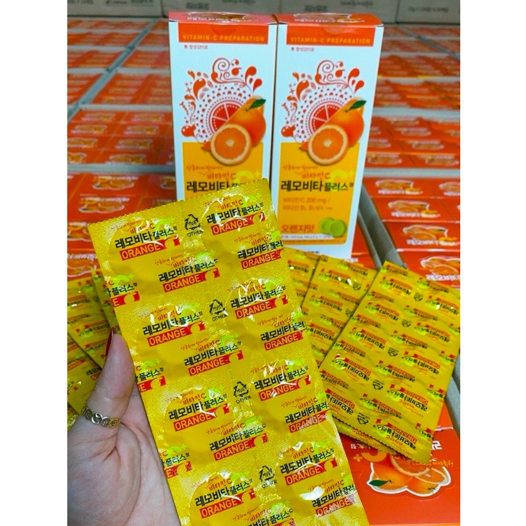 Viên ngậm vitamin C Lemovita - cung cấp đủ lượng vitamin cần thiết hàng ngày