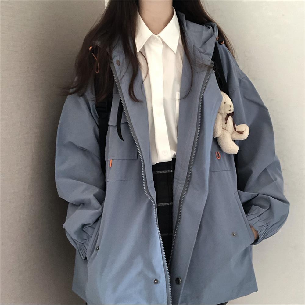 Áo Khoác Hoodie Nữ Dáng Rộng Thời Trang Đa Phong Cách