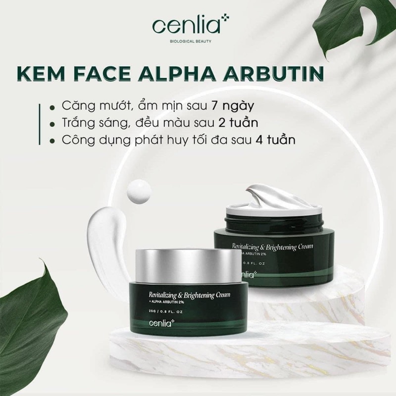 Kem dưỡng trắng, căng bóng Kem Face Cenlia