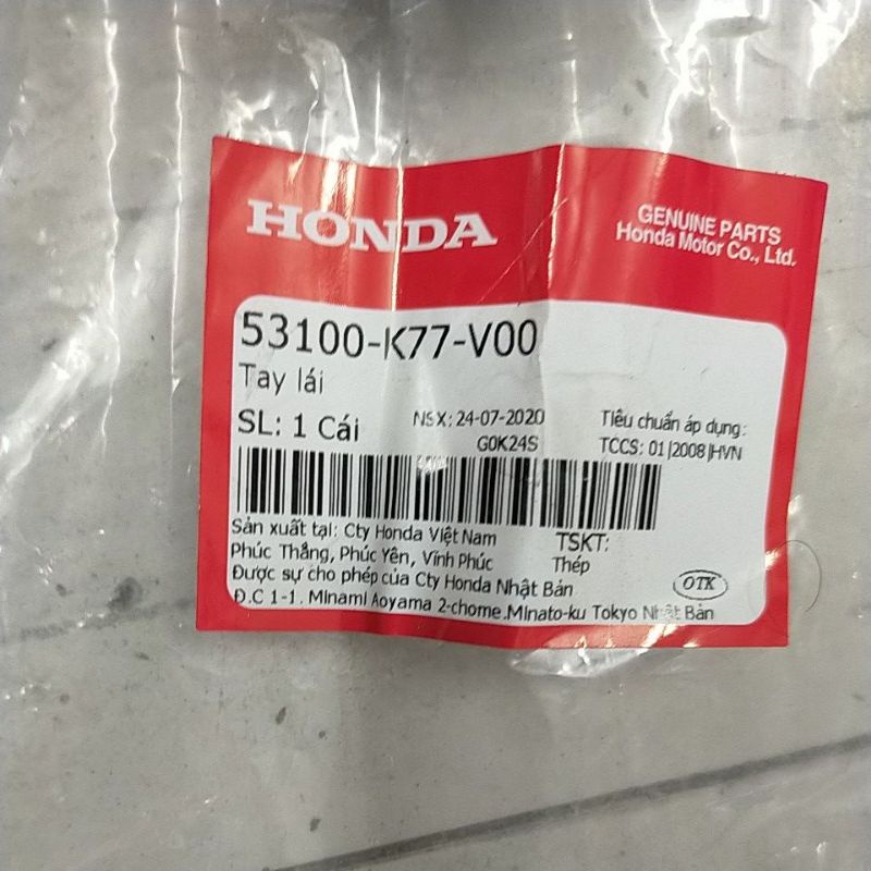 Ghi đông ( Tay lái ) Honda Sh việt nam 125 150 đèn led 2017 2018 2019