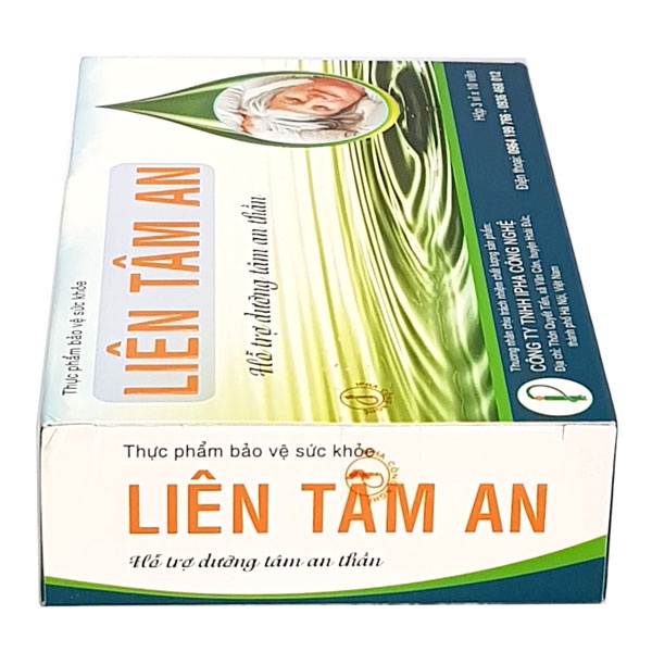 Liên Tâm An - Hỗ trợ làm giảm các triệu chứng mất ngủ, khó ngủ (30 viên)