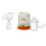 Bộ 1 máy hút sữa điện đơn có pin sạc Kpop Unimom UM871098 + 1 Máy hâm nóng sữa và thức ăn 4 chứ