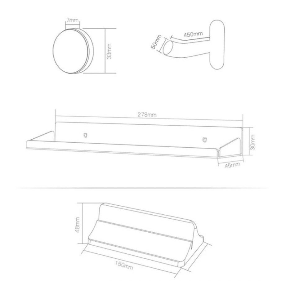 Kệ Đựng Phụ Kiện Để Bàn Làm Việc SoShi Design