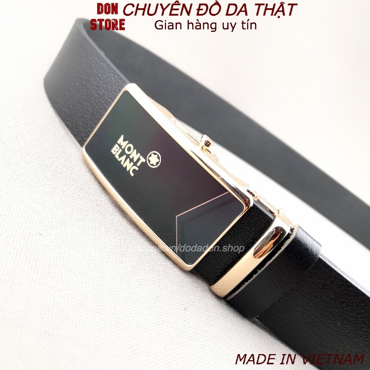 [Da Bò 100%] Thắt Lưng Nam Thời Trang Mẫu Mới 2021 Khóa Lăn Tự Động Cao Cấp Dày Dặn. Bền Bỉ (BH 12 THÁNG)