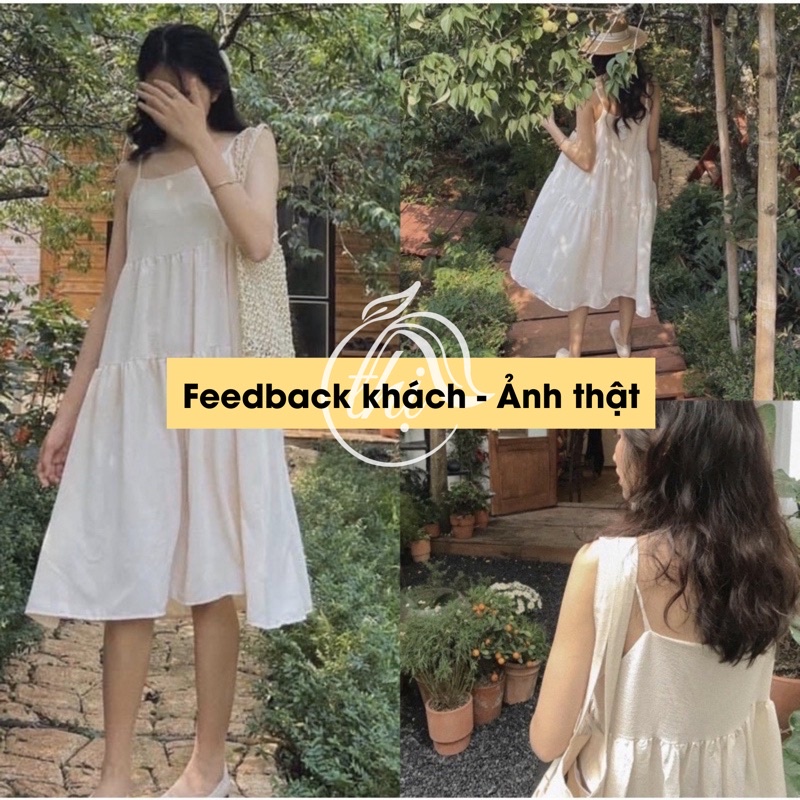Váy hai dây đi biển, chất vải siêu mát, giá siêu hời, mẫu mã đa dạng, màu sắc hot trend | BigBuy360 - bigbuy360.vn