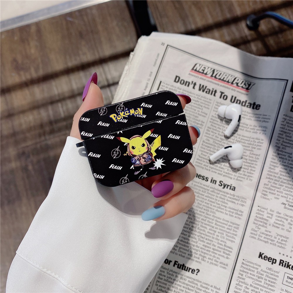 Vỏ Bảo Vệ Hộp Đựng Tai Nghe Airpods Pro / 2 Họa Tiết Pokemon / Pikachu Sáng Tạo Ốp