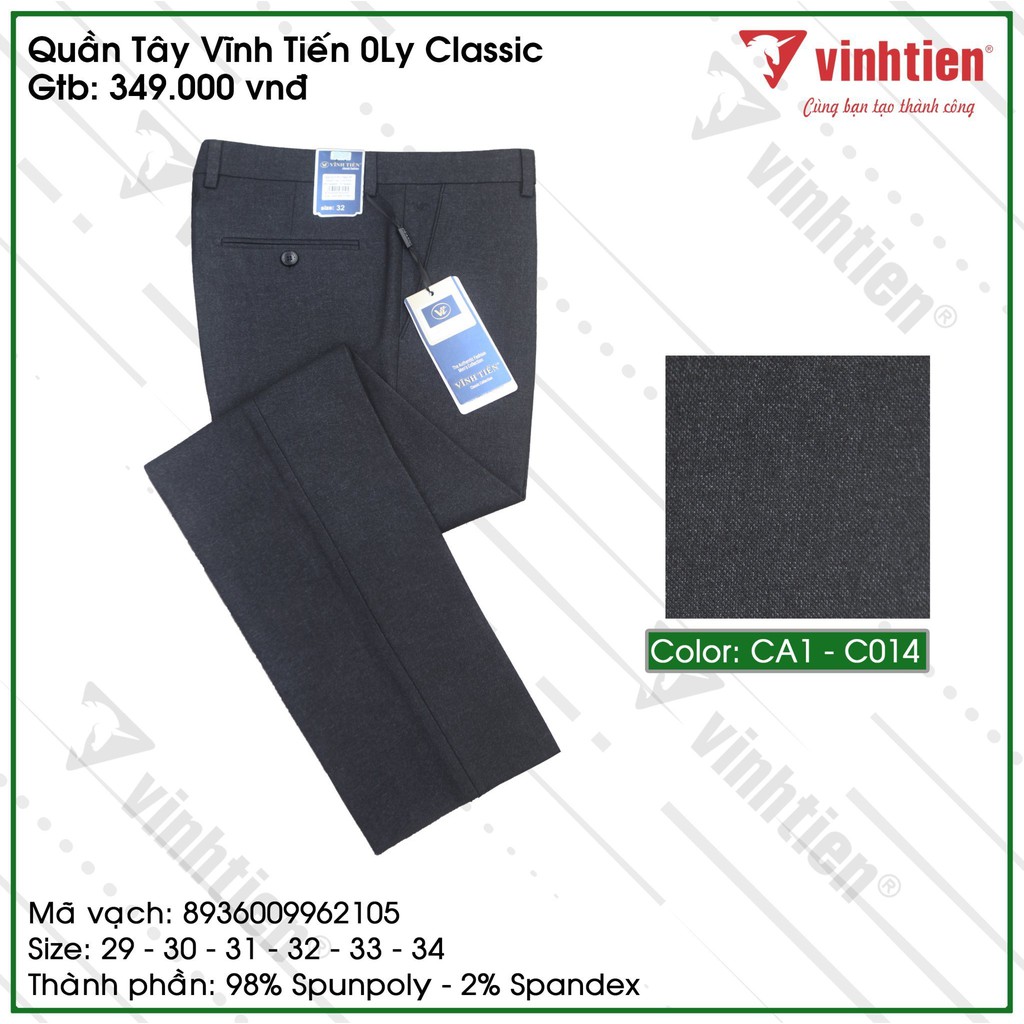 Quần Tây Nam 0ly Classic Vĩnh Tiến 349 | BigBuy360 - bigbuy360.vn