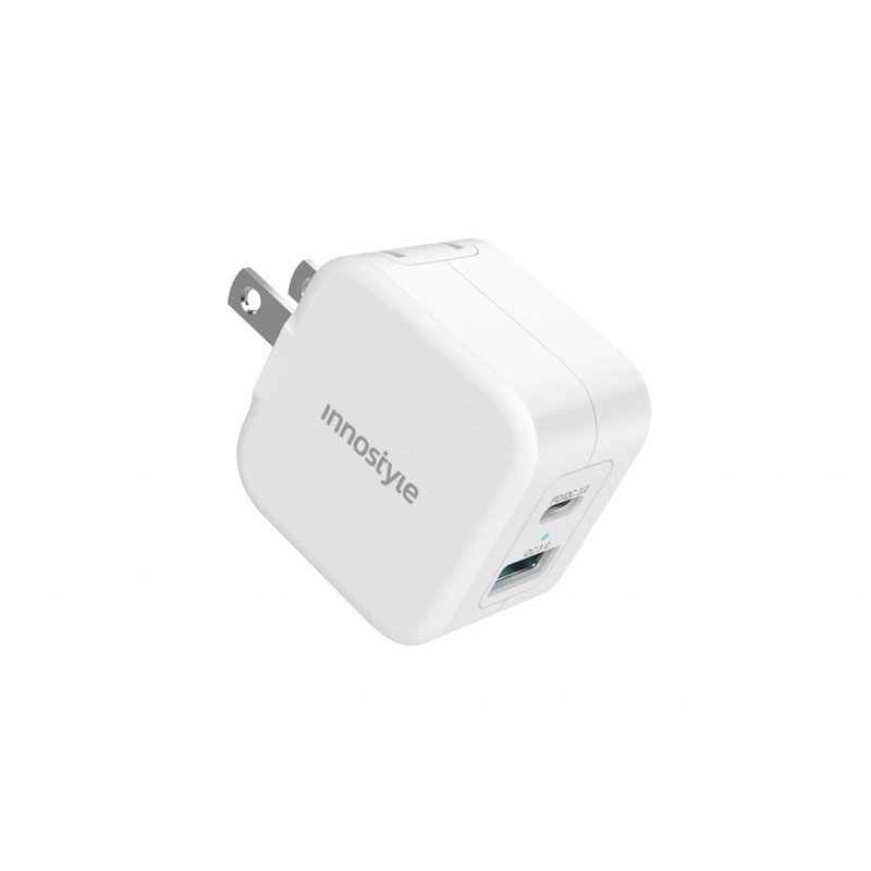 SẠC NHANH INNOSTYLE MINIGO PRO III DUAL PD/QC3.0 20W WHITE IC20-2PDWHI