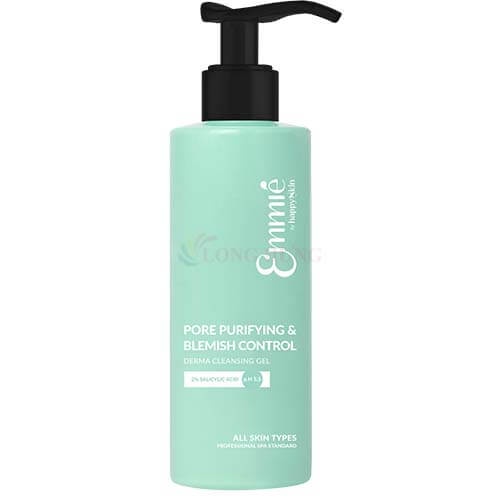 Gel rửa mặt sạch sâu và kiểm soát mụn Emmié Pore Purifying & Blemish Control Derma Clean Gel
