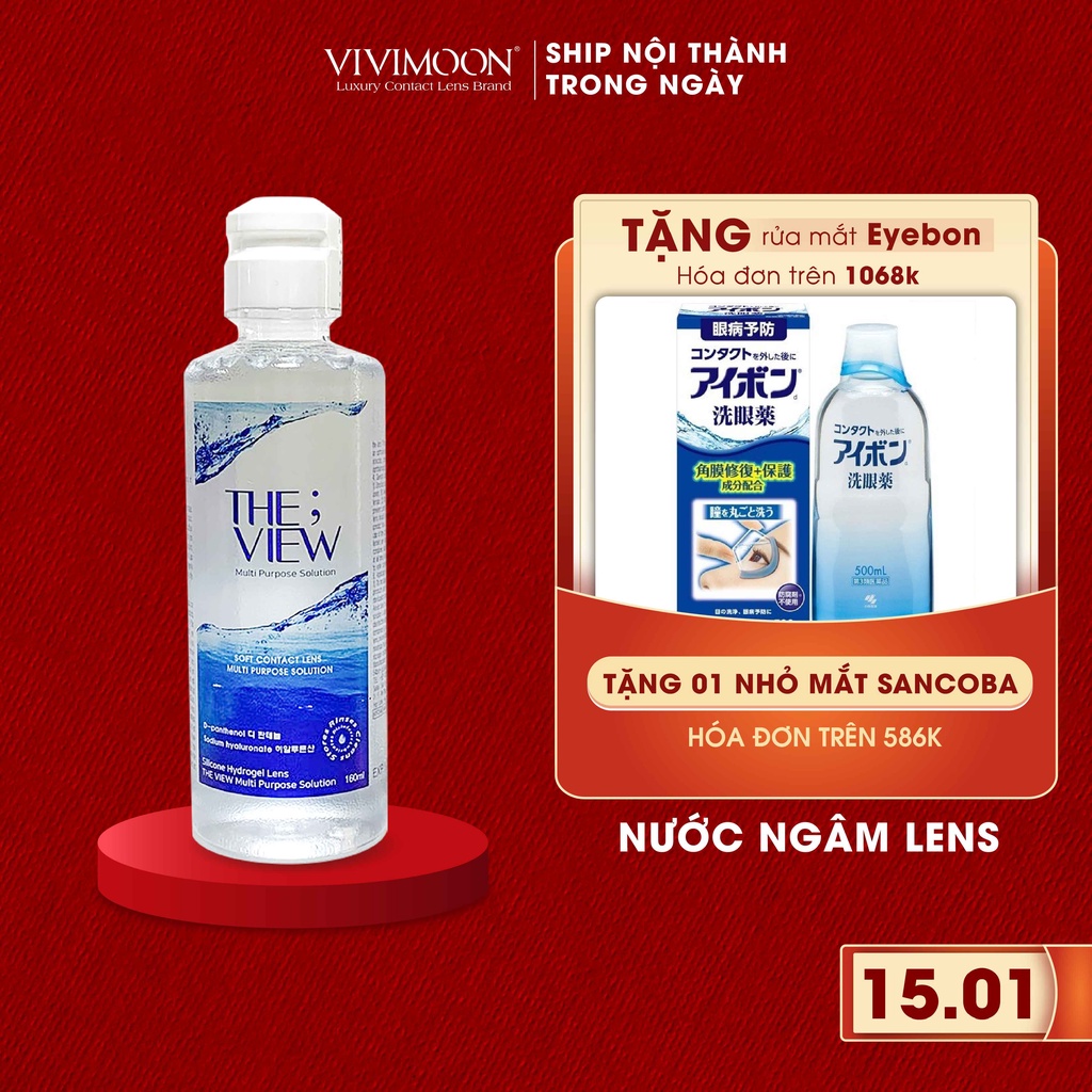 Nước Ngâm Lens Tổng Hợp VIVIMOON 160ml