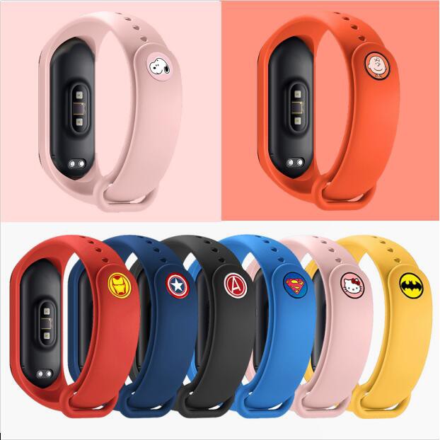 Dây Đeo Tpu Mềm Cho Đồng Hồ Thông Minh Xiaomi Mi Band 3 / 4 Phiên Bản Giới Hạn