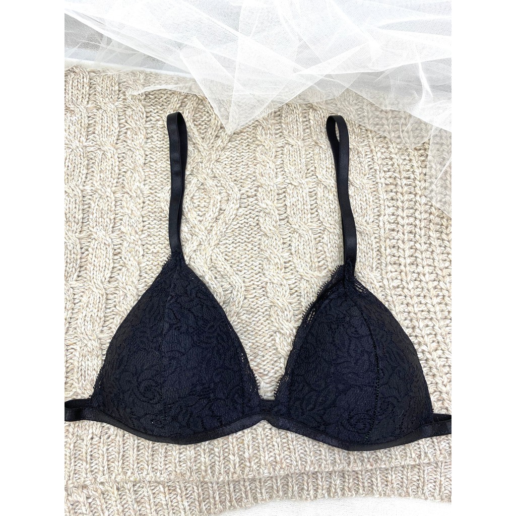 👙 Bra thiết kế 👙 Đồ lót nữ gợi cảm màu đen trơn vải ren cao cấp thoáng khí (hình thật shop tự chụp) | BigBuy360 - bigbuy360.vn