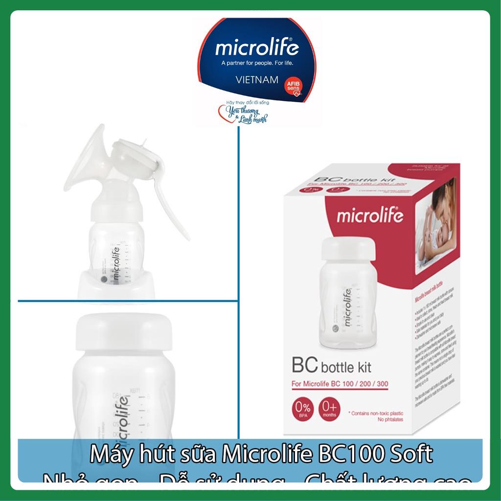 Máy hút sữa cơ Microlife - BC 100 SOFT - Dễ Sử Dụng , Êm Ái Khi Hút Sữa