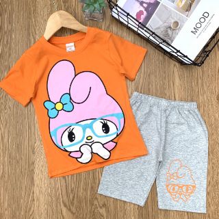 Bộ bé gái quần lửng