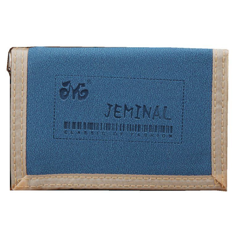 Ví canvas dáng ngắn thiết kế thời trang cho nam / nữ