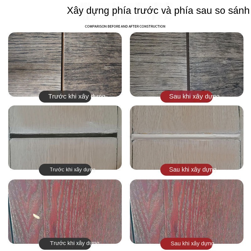 Đại lý liên kết làm đẹp sàn gỗ sửa chữa vết nứt và đặc composite hư hỏng sơn, trám trét, trét gia dụng