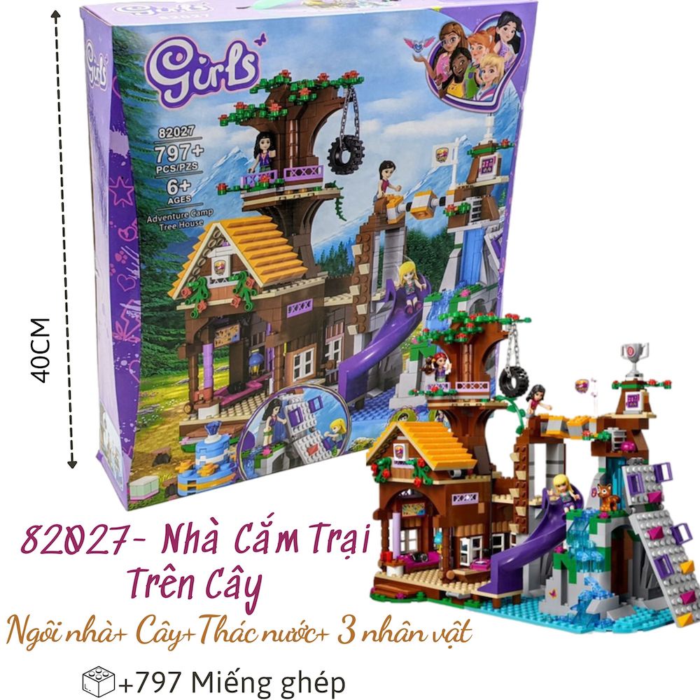 Đồ chơi lắp ráp Friend - cỡ lớn cho bé gái