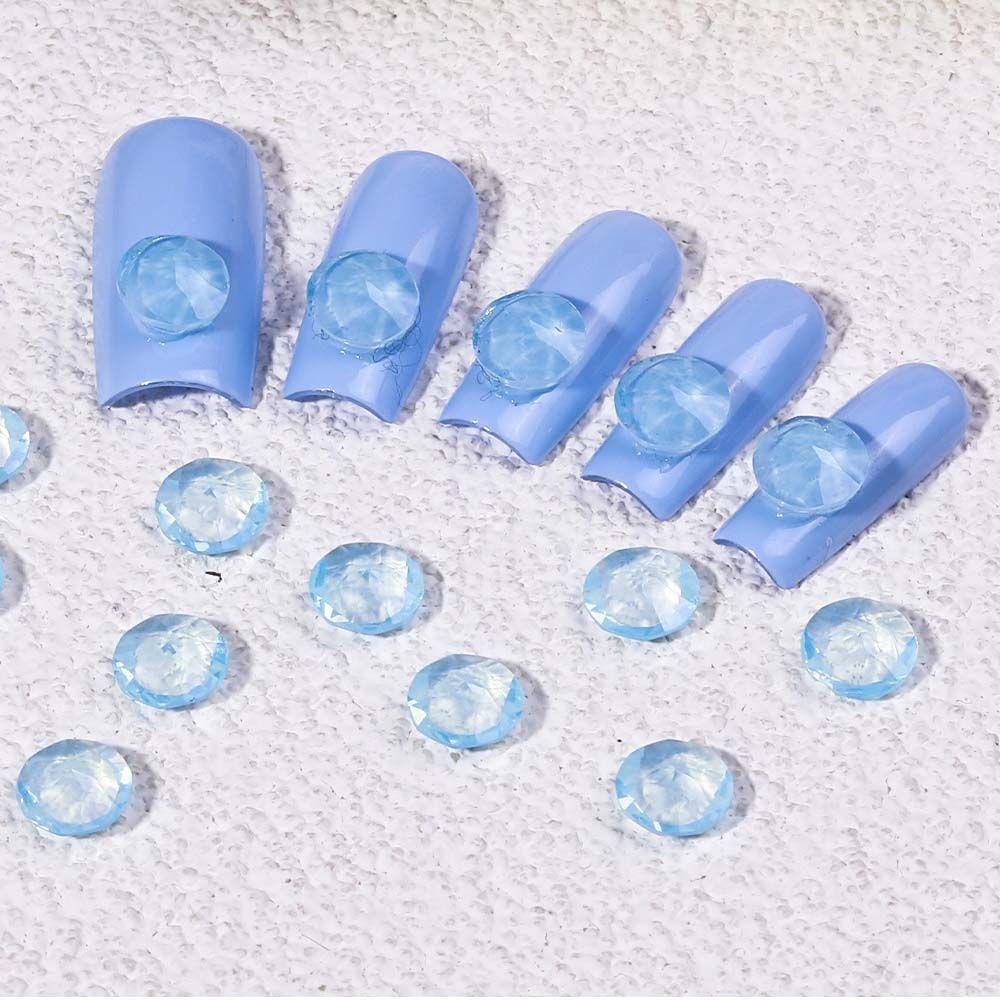 OCEANMAP Hạt Đá 3D Nhiều Màu Sắc Đính Móng Nghệ Thuật