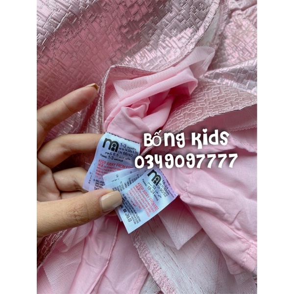 Váy Party Bé Gái Vải Ép Hồng MotherCare