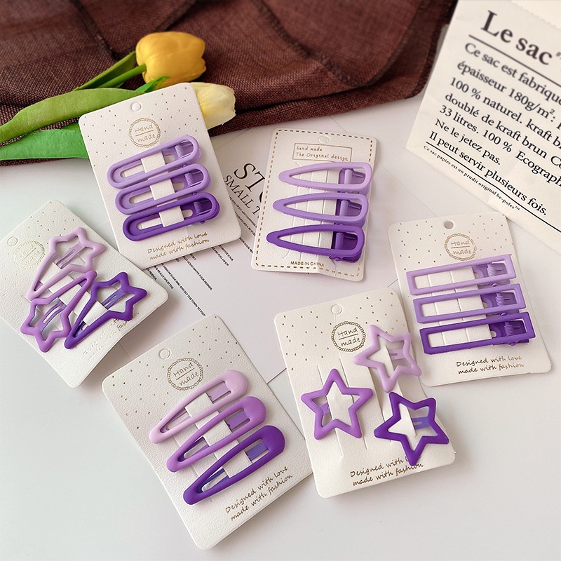 Set 3 Kẹp Tóc Dễ Thương Cho Bé Gái