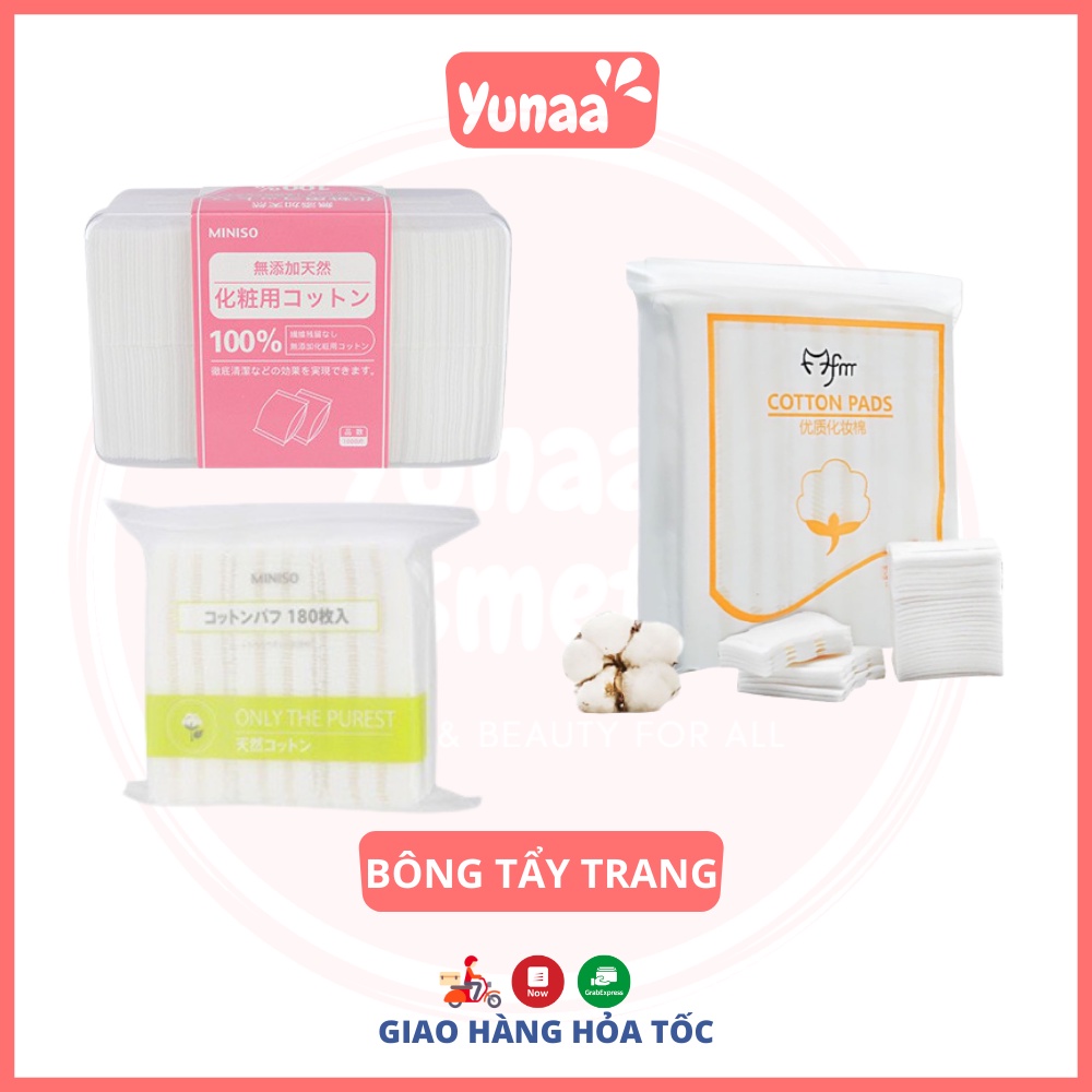 Bông Tẩy Trang Miniso 1000 miếng - 180 miếng