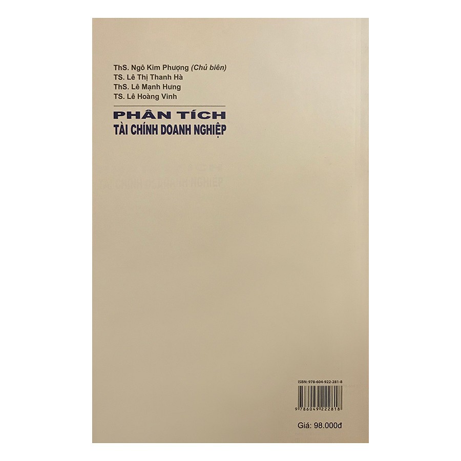 [Sách] Phân Tích Tài Chính Doanh Nghiệp | BigBuy360 - bigbuy360.vn