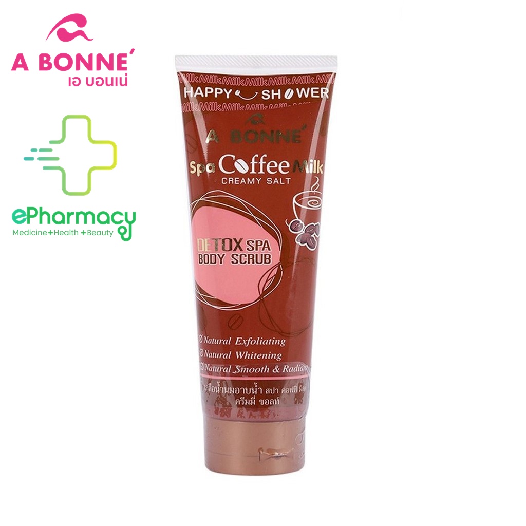 Muối Tắm A BONNE Spa Cà Phê Salt Scrub Muối tẩy da chết dưỡng trắng tuýp 350G | BigBuy360 - bigbuy360.vn