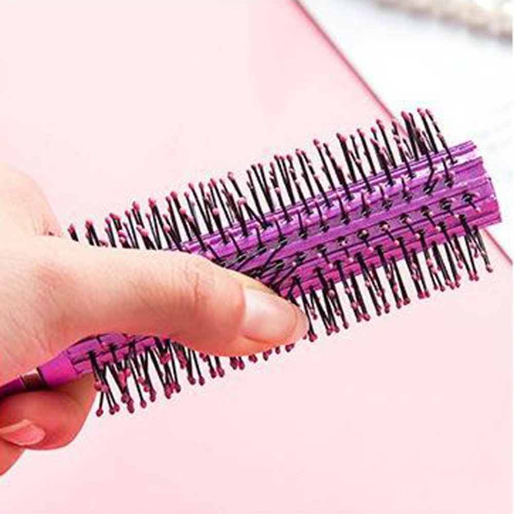 Lược chải tóc bằng nhựa cho tóc xoăn vào nếp-RiBi Shop