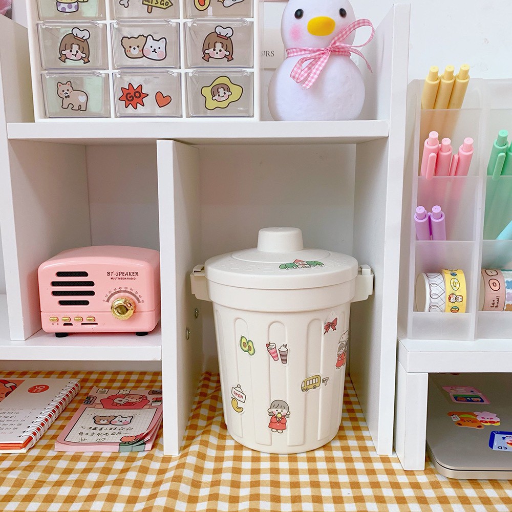 Hộp đựng đồ mini 9 ngăn để bàn lưu trữ đồ cá nhân Sumi