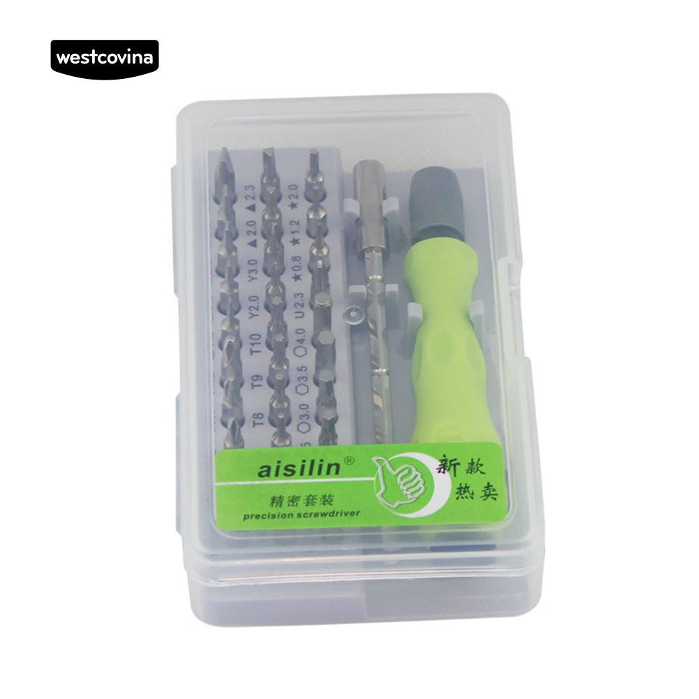 Bộ tua vít 30 đầu thay thế tiện lợi cho sửa chữa và chất lượng cao
