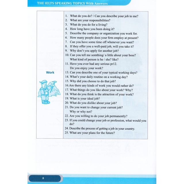 Sách - The ielts speaking topics - Tài liệu luyện thi nói ielts