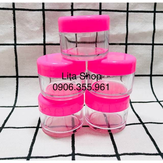 Hủ Đựng Chiếc Rót Mỹ Phẩm Đi Du Lịch ( Combo 5 Hủ )