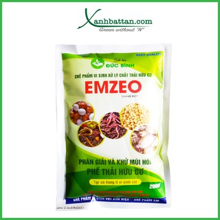 Men vi sinh Emzeo Khử mùi hôi phân cá, ủ đậu tương và rác thải sinh hoạt 200 gram
