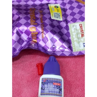 Keo nối mi crystal tím bền không cay chính hãng