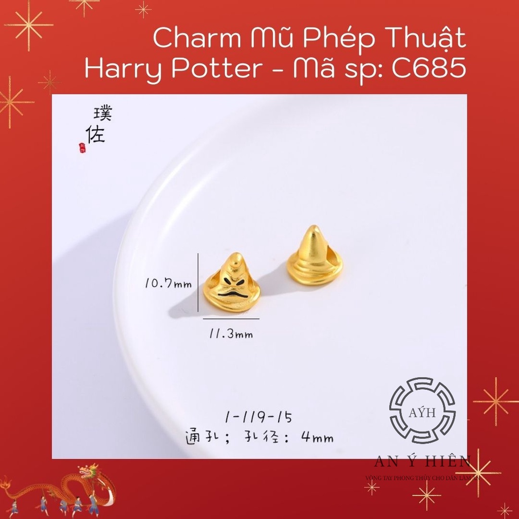 Charm Mũ phép thuật Harry Potter #C685 ( An Ý Hiên)